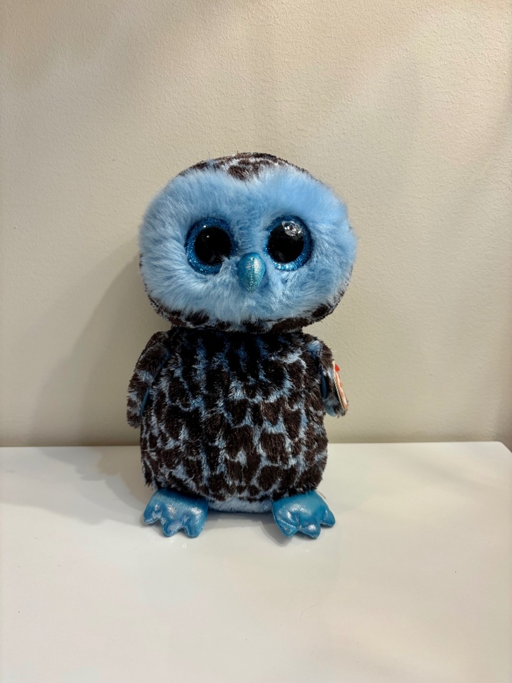 Ty Beanie Boos Yago the Blue Owl